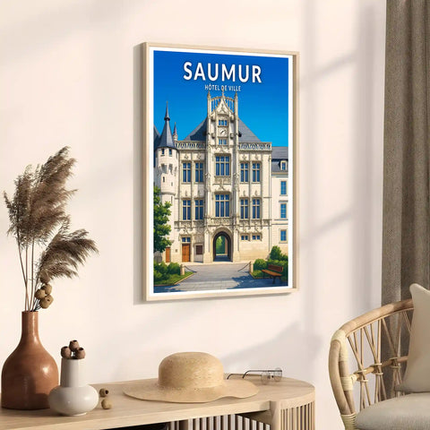 Affiche - Saumur- Hôtel de Ville