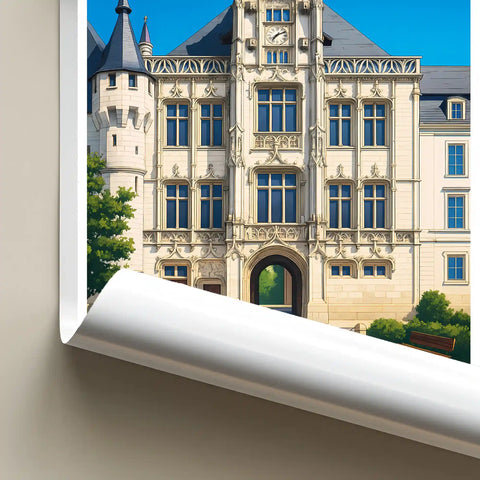 Affiche - Saumur- Hôtel de Ville