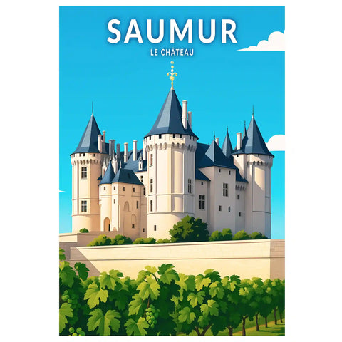 Affiche - Saumur - Le Château