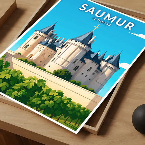 Affiche - Saumur - Le Château