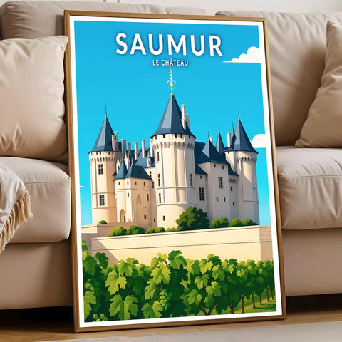 Affiche - Saumur - Le Château