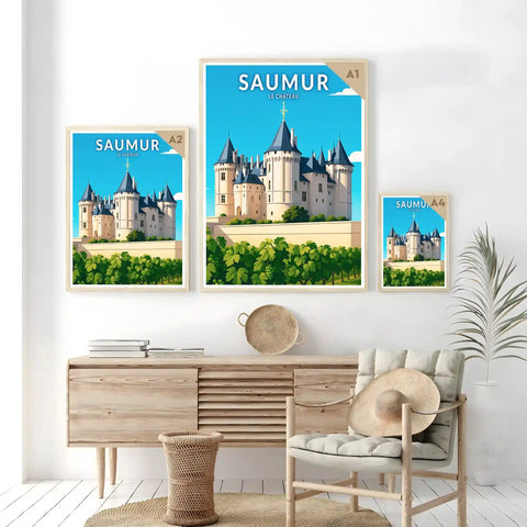 Affiche - Saumur - Le Château
