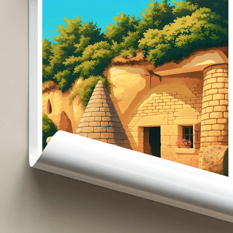 Affiche - Saumur - Les Troglodytes