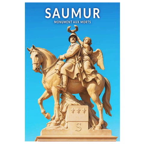 Affiche - Saumur - Monument aux Morts