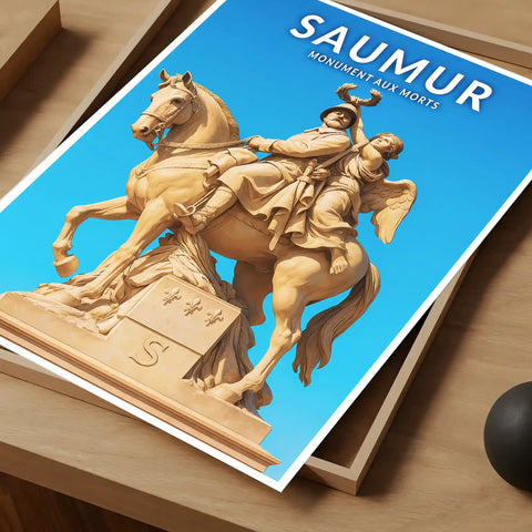 Affiche - Saumur - Monument aux Morts