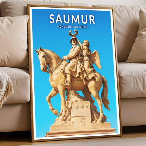 Affiche - Saumur - Monument aux Morts