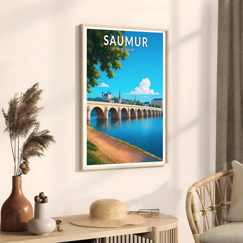 Affiche - Saumur - Pont Cessart