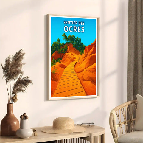 Affiche - Sentier des Ocres