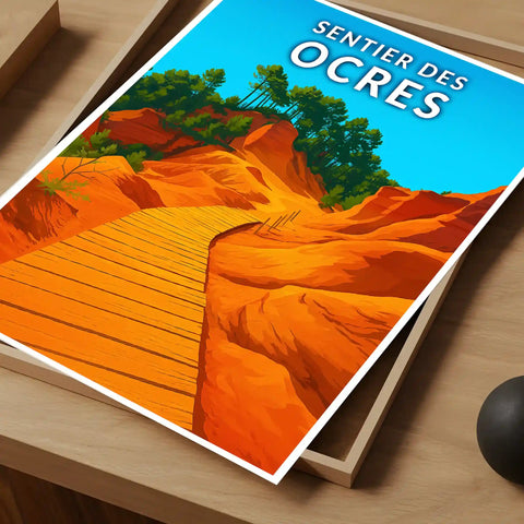 Affiche - Sentier des Ocres