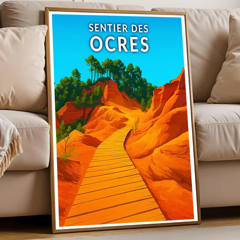 Affiche - Sentier des Ocres
