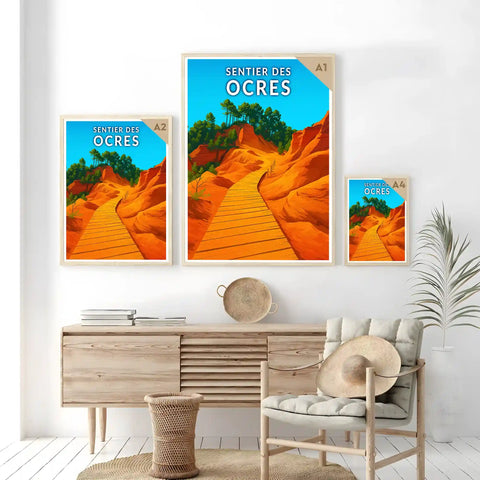 Affiche - Sentier des Ocres