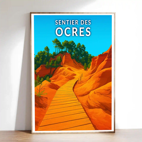 Affiche - Sentier des Ocres