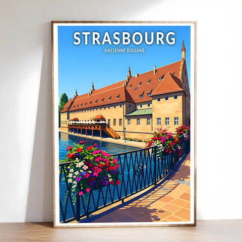 Affiche - Strasbourg - Ancienne Douane