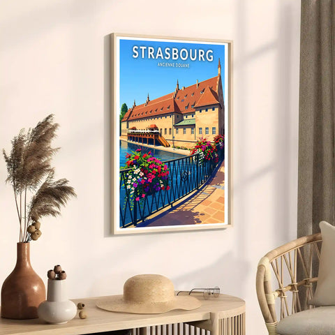 Affiche - Strasbourg - Ancienne Douane