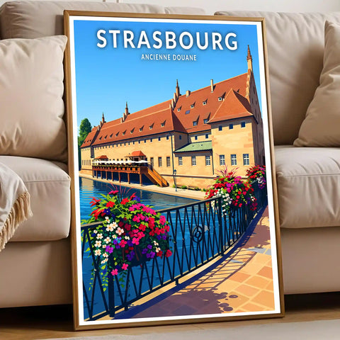 Affiche - Strasbourg - Ancienne Douane