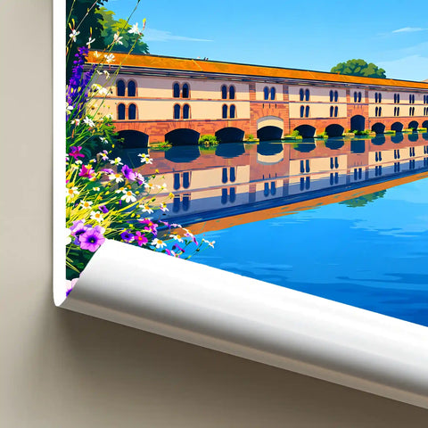 Affiche - Strasbourg - Barrage Vauban