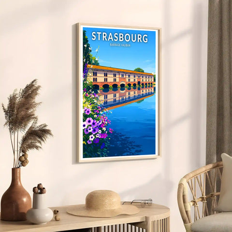 Affiche - Strasbourg - Barrage Vauban