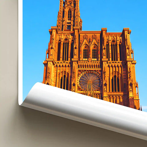 Affiche - Strasbourg - Cathédrale Notre-Dame