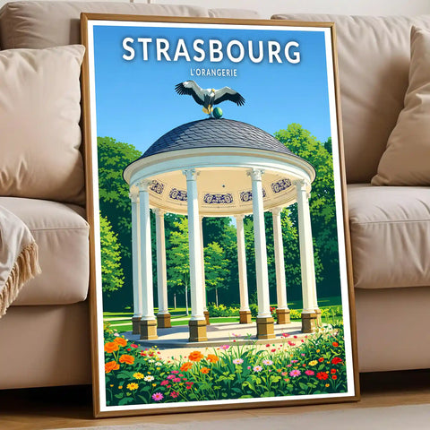 Affiche - Strasbourg - L'Orangerie