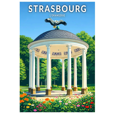 Affiche - Strasbourg - L'Orangerie