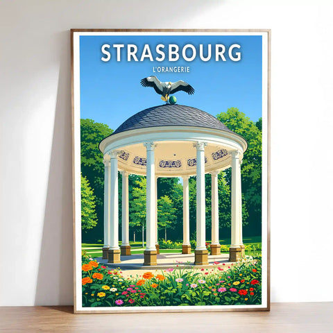 Affiche - Strasbourg - L'Orangerie