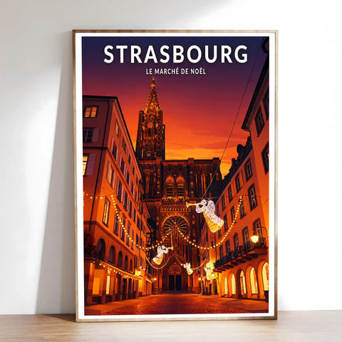 Affiche - Strasbourg - Le Marché de Noël