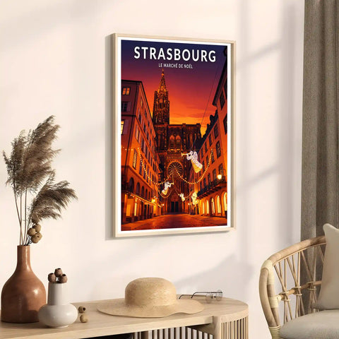 Affiche - Strasbourg - Le Marché de Noël