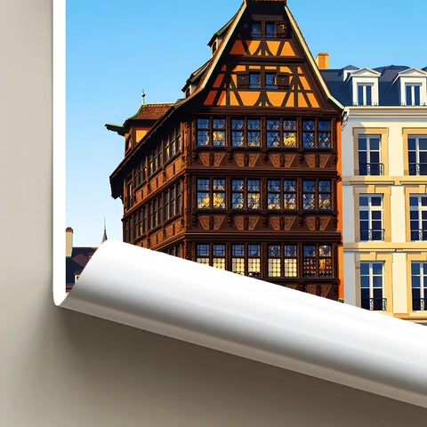 Affiche - Strasbourg - Maison Kammerzell