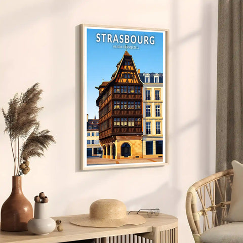 Affiche - Strasbourg - Maison Kammerzell