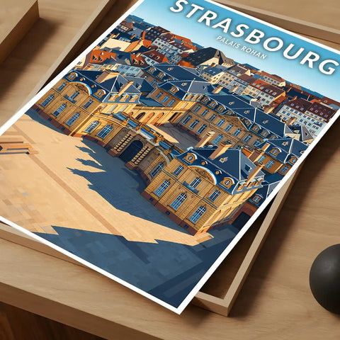 Affiche - Strasbourg - Palais Rohan