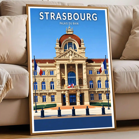Affiche - Strasbourg - Palais du Rhin