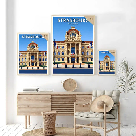 Affiche - Strasbourg - Palais du Rhin