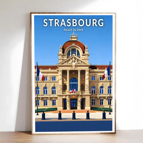 Affiche - Strasbourg - Palais du Rhin