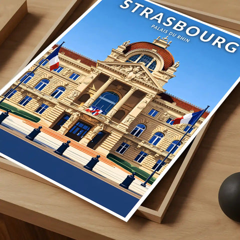 Affiche - Strasbourg - Palais du Rhin