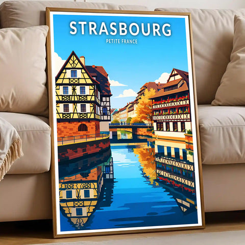 Affiche - Strasbourg - Petite France