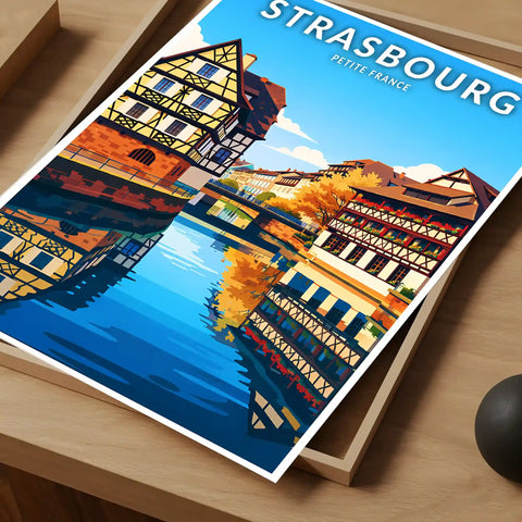 Affiche - Strasbourg - Petite France