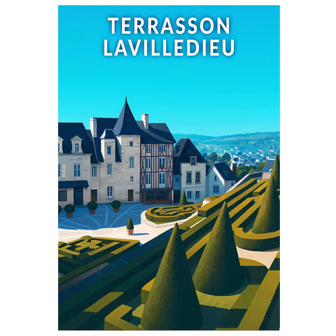 Affiche - Terrasson-Lavilledieu