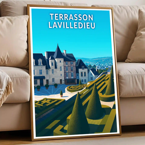 Affiche - Terrasson-Lavilledieu