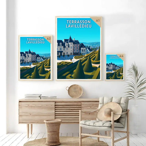 Affiche - Terrasson-Lavilledieu