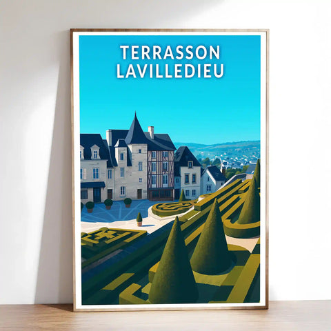 Affiche - Terrasson-Lavilledieu