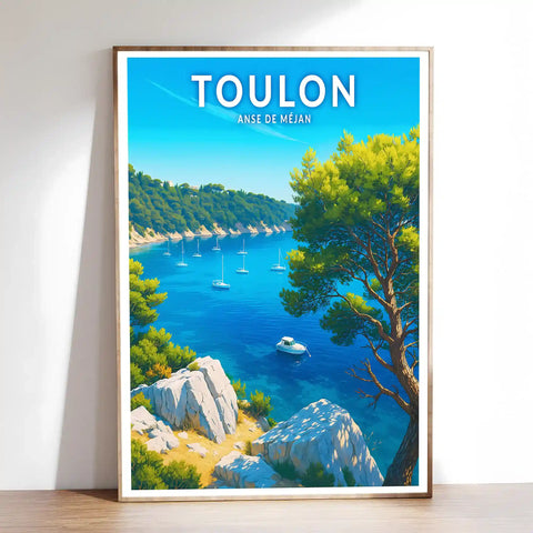 Affiche - Toulon - Anse de Méjan