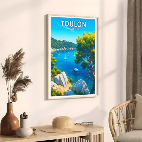 Affiche - Toulon - Anse de Méjan