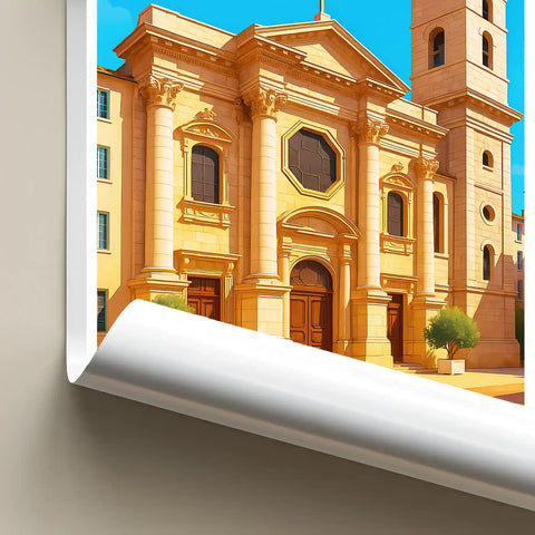 Affiche - Toulon - Cathédrale Notre-Dame-de-la-Seds