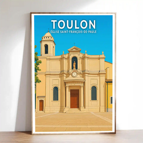 Affiche - Toulon - Église Saint-François-de-Paule
