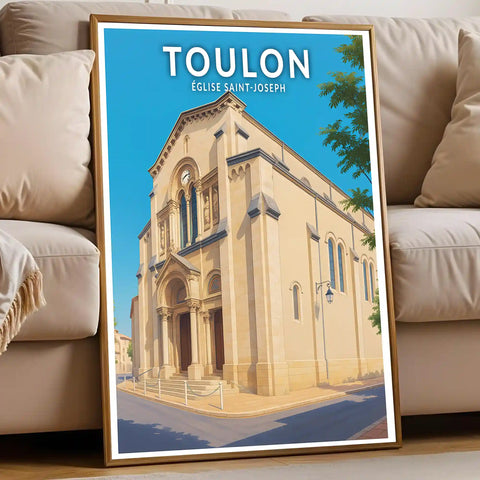 Affiche - Toulon - Église Saint-Joseph