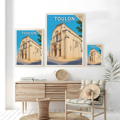 Affiche - Toulon - Église Saint-Joseph