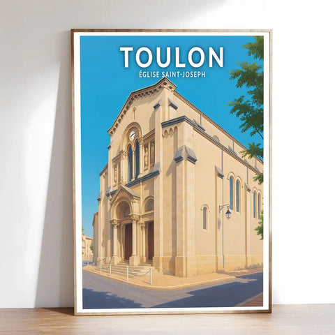 Affiche - Toulon - Église Saint-Joseph