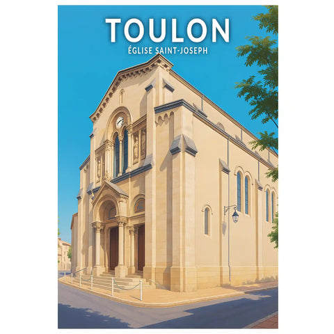 Affiche - Toulon - Église Saint-Joseph
