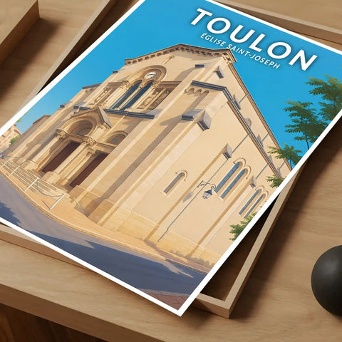 Affiche - Toulon - Église Saint-Joseph