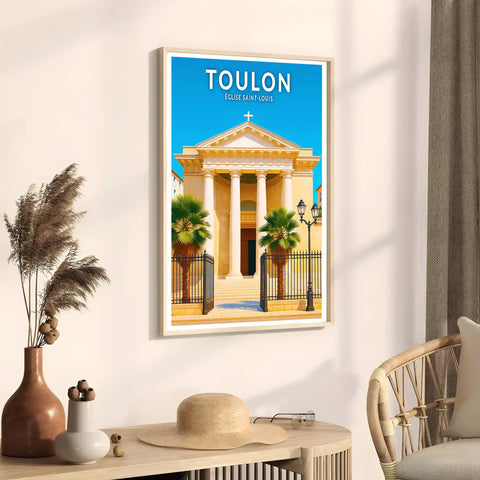 Affiche - Toulon - Église Saint-Louis
